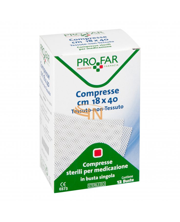 Medicazione Garza in Tnt 18x40cm 12 pezzi