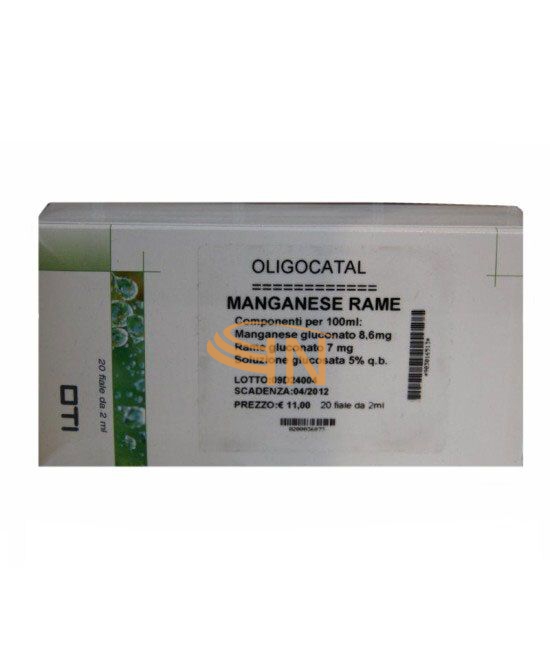 Oligocatal Manganese Rame 20 fiale