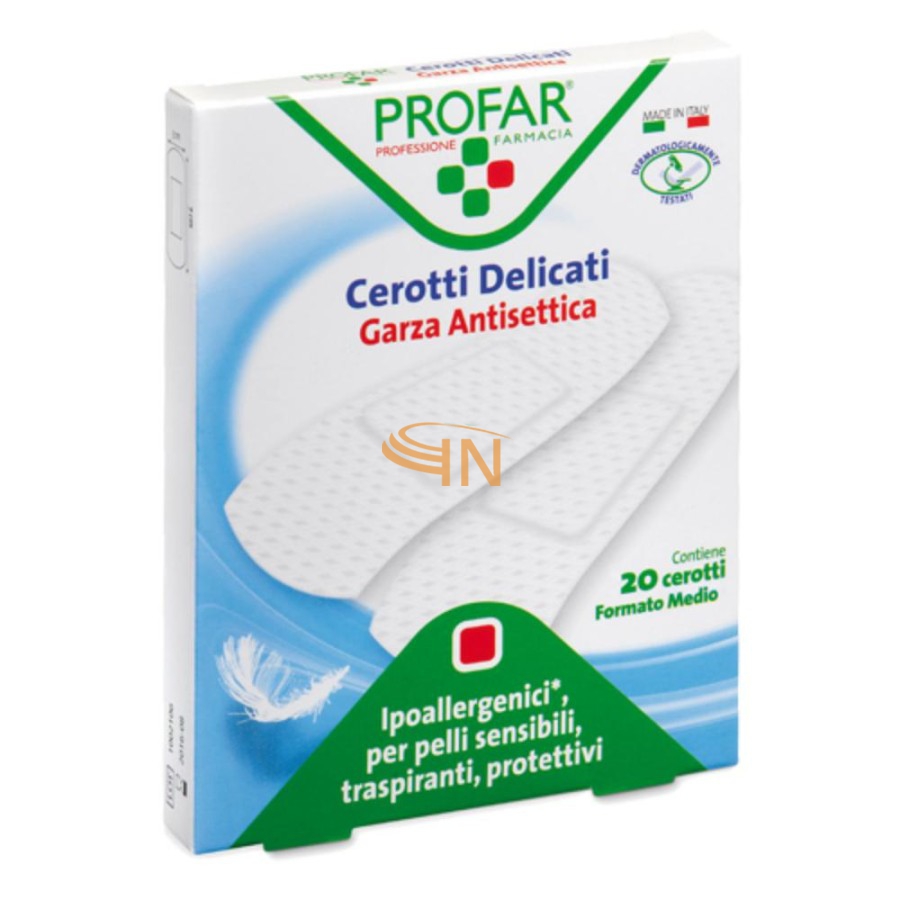 Medicazione Cerotti in Tnt Medi 7x2cm 20 pezzi