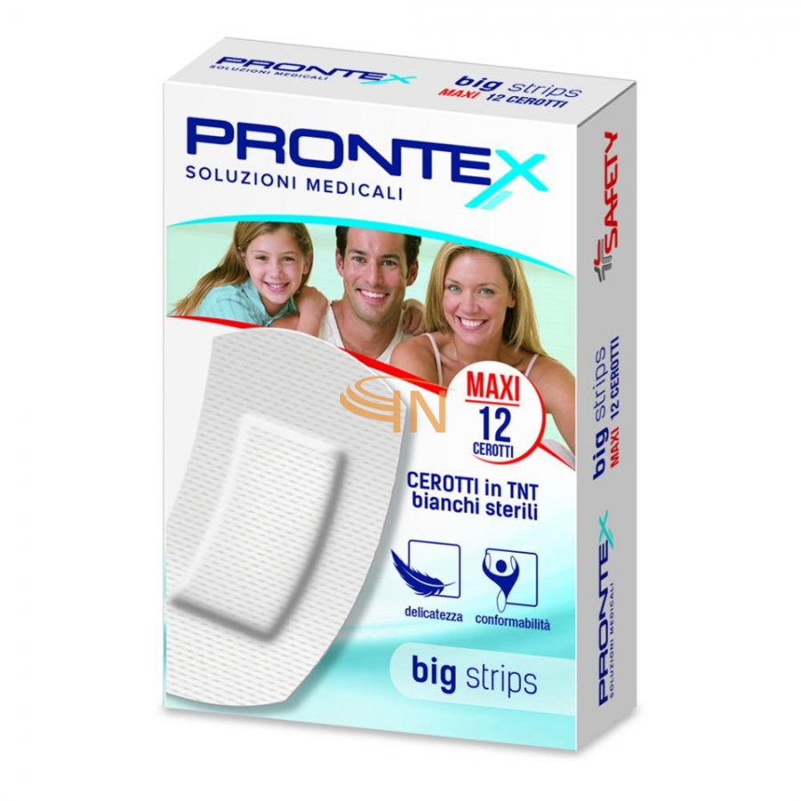 Cerotti Prontex Big Strips 12 pezzi