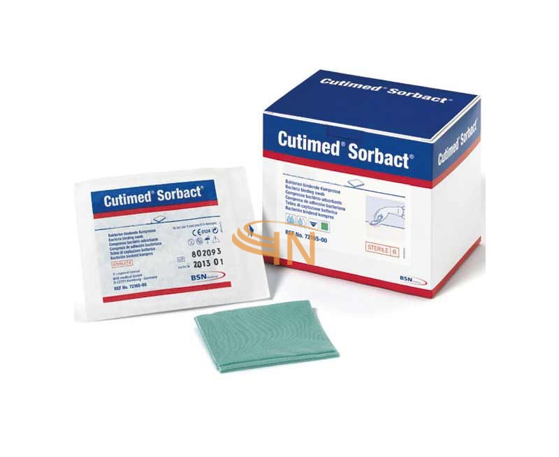 Cutimed Sorbact Medicazione 4x6cm 5 pezzi