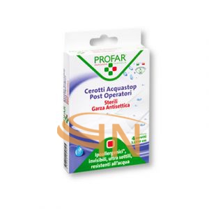 Medicazione Cerotti Acquastop 7,5x10cm 4 pezzi