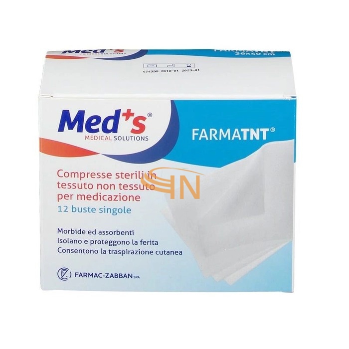 Meds Garza Tnt 10x10cm Peel Open 12pezzi