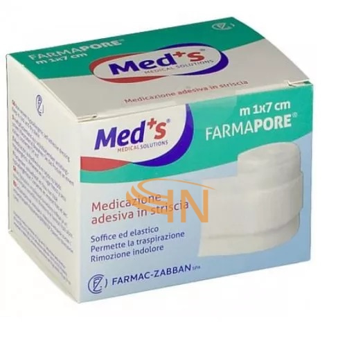 Meds FarmaPore Medicazione Adesiva in striscia 7x100cm