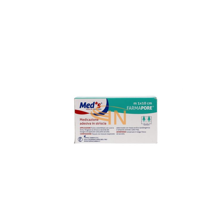 Meds FarmaPore Medicazione Tnt Adesica in strisce 10x10cm