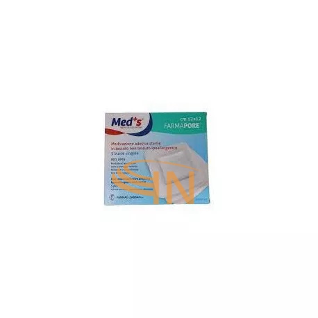 Meds Medicazione Adesiva Sterile 12x12cm 5 pezzi