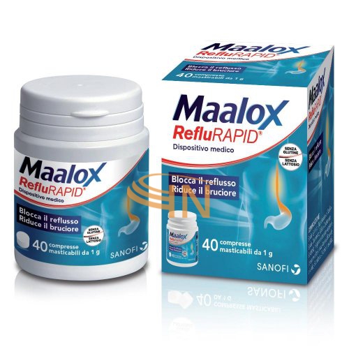 Maalox Reflurapid 40 compresse Masticabili
