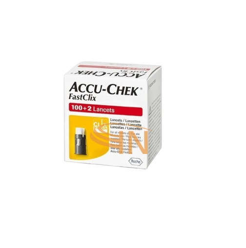 Accu-Chek Fastclix Lancette Pungidito 100+2 Pezzi