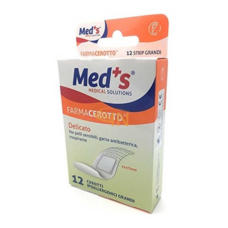 Cerotti Meds Strips Tnt Delicato Grandi 12 pezzi