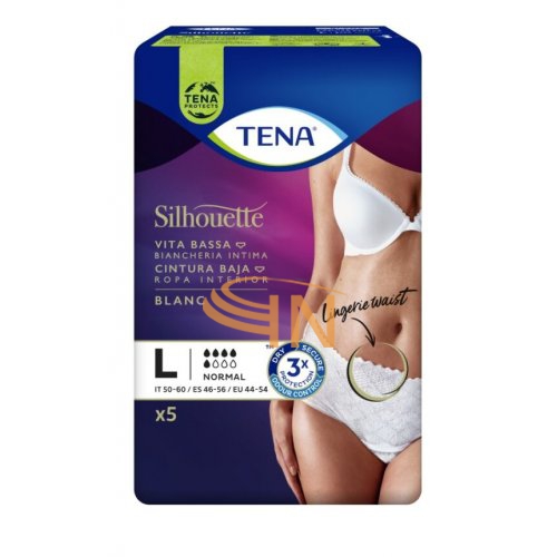 Tena Silhouette Blanc L Mutandina assorbente 5 pezzi