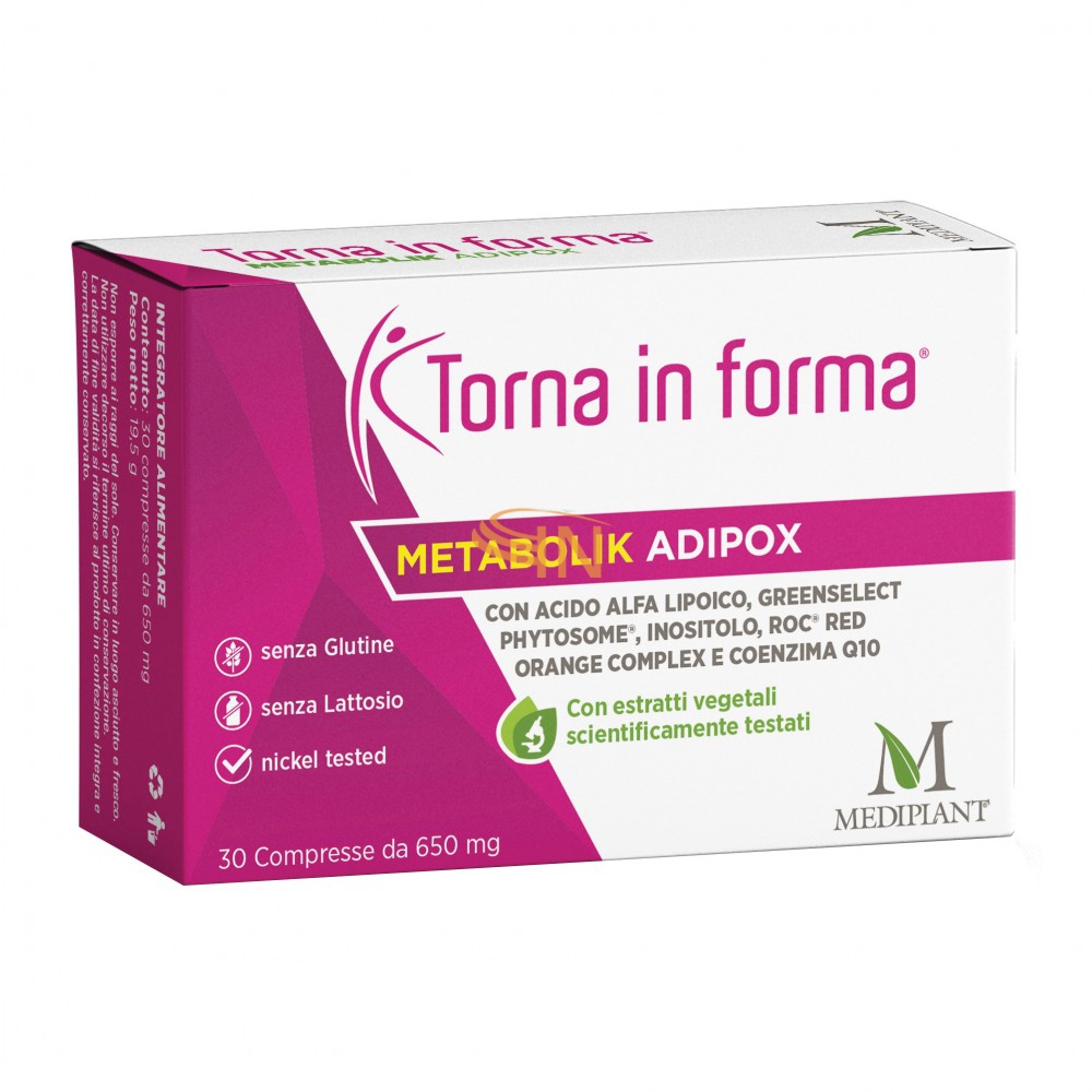 Torna In Forma Metabolik Adipox 30 Compresse