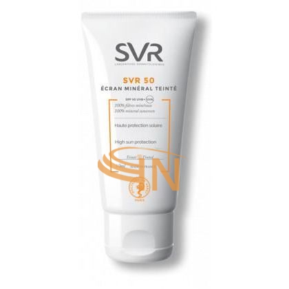 Svr Sun Secure Ecran Mineral Viso Pelle Normale Mista Spf 50 50ml