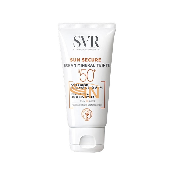 Svr Sun Secure Ecran Mineral Teint Crema Viso Pelle Secca 50ml