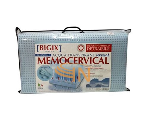 Bigix Guanciale Memory Memocervical Cuscino Cervicale