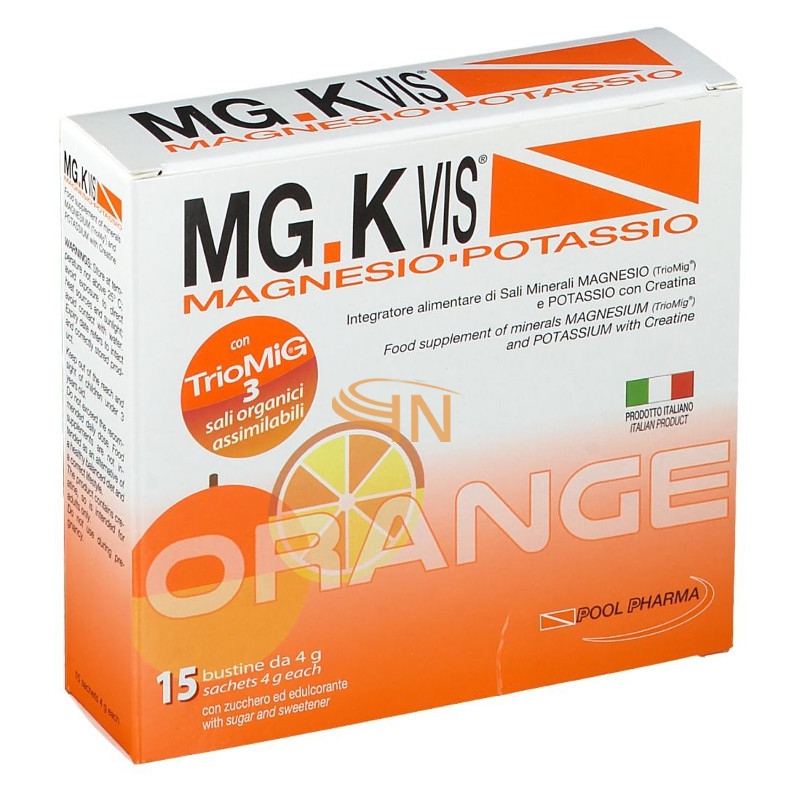 Mgk Vis Magnesio e Potassio Orange 15 Bustine