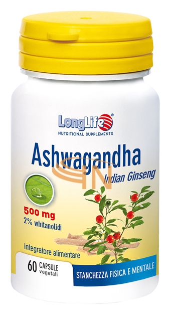 Longlife Ashwagandha 60 capsule 500 mg