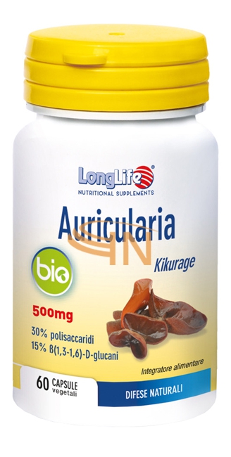 Longlife Auricularia bio 60 capsule