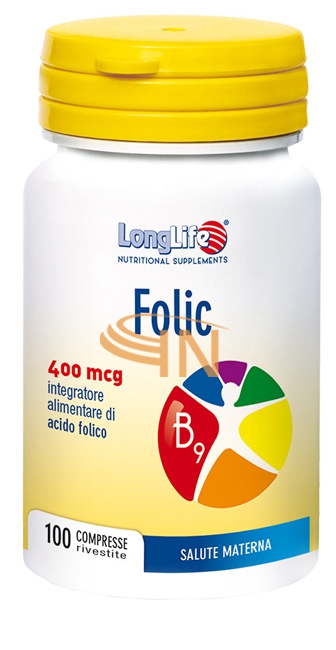 Longlife folic 400 mcg 100 compresse