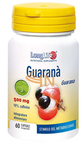 Longlife guarana 60 capsule vegetali