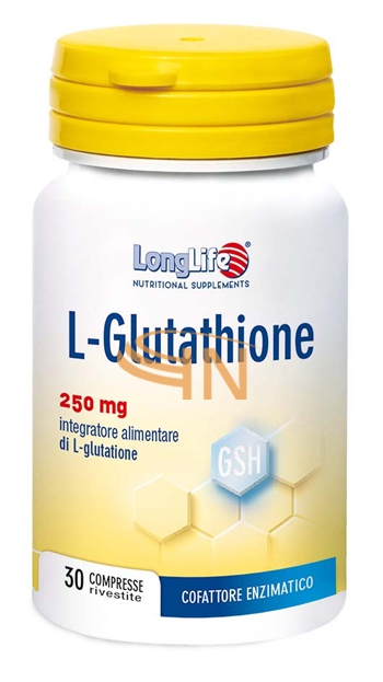 Longlife L-Glutathione 250 mg 30 compresse