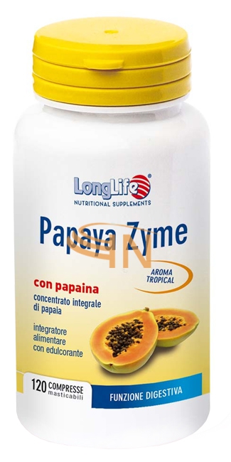 Longlife papaya zyme 120 tavolette