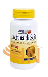 Long Life Linea Benessere dell'Organismo Integratore Lecitina di Soia 60 Perle