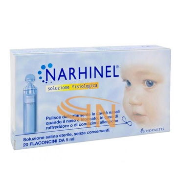 Narhinel Pulizia Naso Soluzione Fisiologica 20 Flaconcini 5 ml