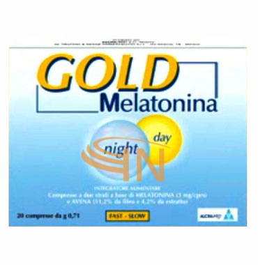 Alcka-Med Linea Melatonina Gold Integratore Alimentare 20 Compresse