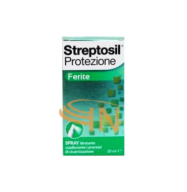 Streptosil Linea Protezione Ferite Spray Idratante Cicatrizzante Protettivo 30ml