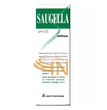 Saugella Linea Attiva Verde Gel Idratante Lubrificante Intimo Delicato 30 ml
