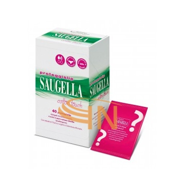 Saugella Linea Cotton Touch 40 Proteggislip in Puro Cotone Ripiegati in Bustina