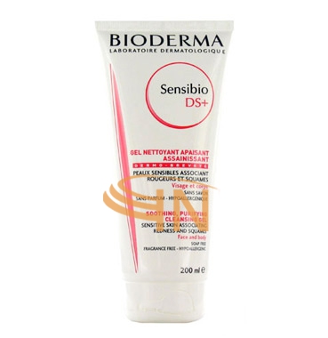 Bioderma Linea Sensibio DS+ Moussant Detergente Viso Anti-Irritazioni 200 ml