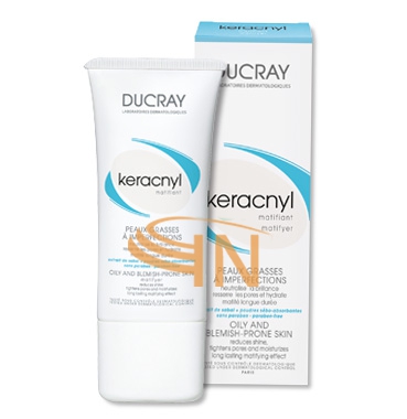 Ducray Linea Pelle Mista e Grassa Keracnyl Crema Idratante Opacizzante 30 ml