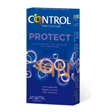 Control 6 Profilattici con spermicida Nonoxinol Adapta Protect