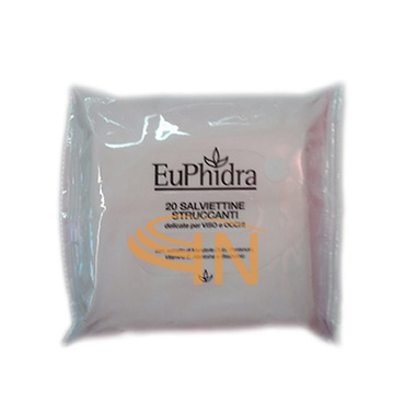 EuPhidra Linea Make-up Trattamento Struccante 20 Salviettine Delicate Viso Occhi