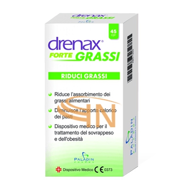 Paladin Linea Controllo del Peso Drenax FORTE GRASSI Integratore 45 Compresse