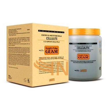 GUAM Linea Fanghi d'Alga Anticellulite Fanghi Classici Trattamento 1 Kg