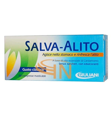 Giuliani Linea Digestione Sana Salva-Alito 30 Compresse Rinfrescanti Classiche