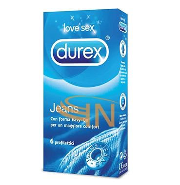 Durex Linea Classic Jeans Vestibilit Easy On Confezione con 12 Profilattici