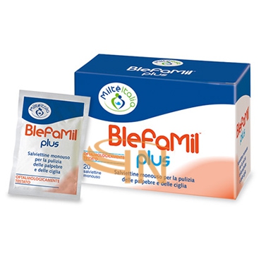 Milte Italia Linea Salute degli Occhi BlefaMil Plus 20 Salviettine Monouso Occhi