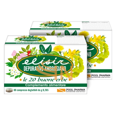 PoolPharma Linea Apparato Gastroenterico Elisir Ambrosiano Integratore 20 Compr