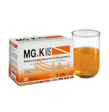 MGK VIS Linea Sali Minerali Polvere Granulare Integratore 30 buste Gusto Arancia