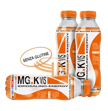 MGK VIS Linea Sali Minerali Energy Drink Arancia Integratore Alimentare 500 ml