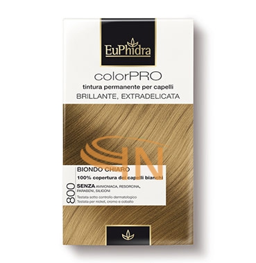 EuPhidra Linea ColorPRO Colorazione Senza Ammoniaca 800 Biondo Chiaro