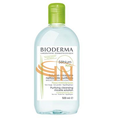 Bioderma Linea Sebium H2O Acqua Detergente Viso Pelli Grasse 500 ml