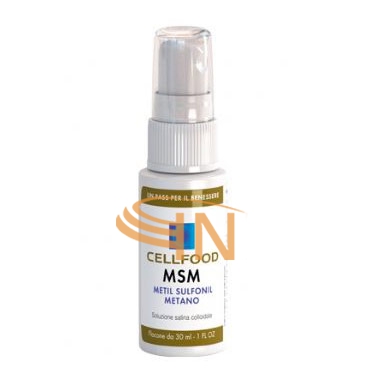Cellfood Linea Articolazioni Sane MSM Integratore Alimentare Zolfo Spray 30 ml