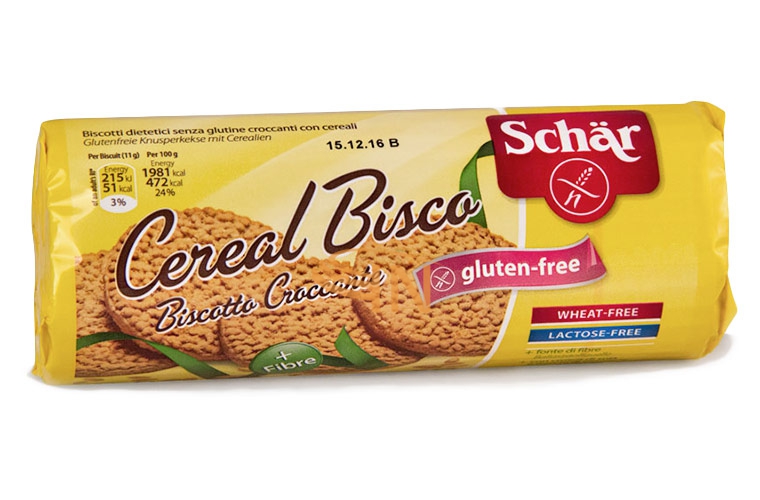 Schar Linea Dolci e Biscotti Cereal Bisco Biscotto Croccante con Fibre 220 g