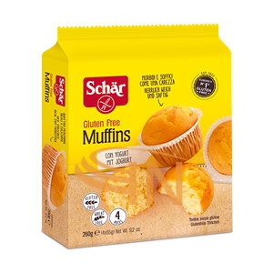 Schar Linea Dolci e Biscotti Muffins Tortine Morbide con Yogurt 260 g