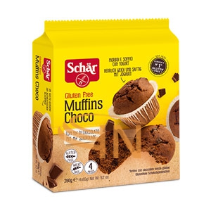 Schar Linea Dolci e Biscotti Muffins Tortine Morbide al Cioccolato 260 g