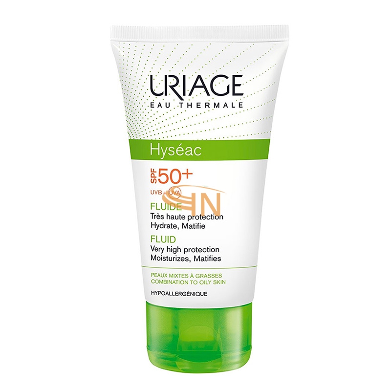 Uriage Linea Pelle Grassa Hyseac SPF50+ Fluido Solare Opacizzante Viso 50 ml